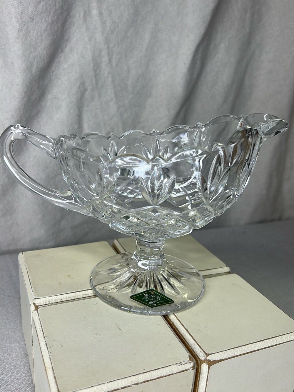 Godinger Shannon Crystal Gravy Boat